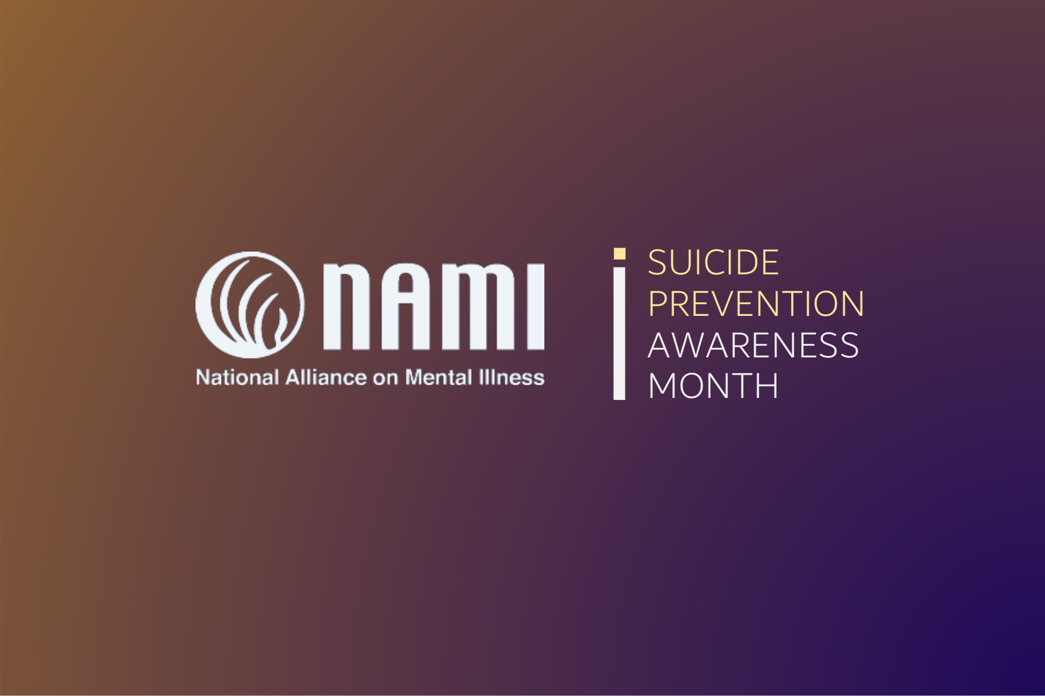 NAMI, National Alliance on Mental Illness, Suicide Prevent Awareness Month, Candle